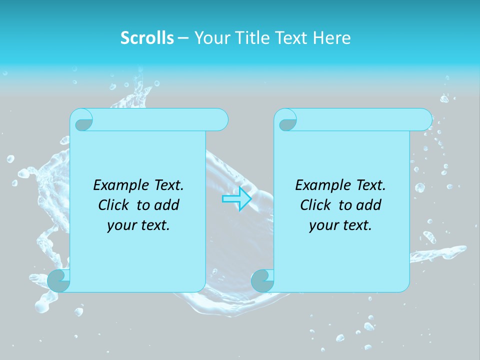 Water Transparent Isolated PowerPoint Template