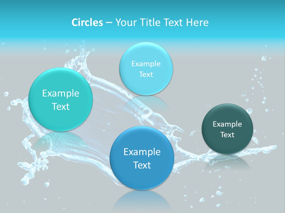 Water Transparent Isolated PowerPoint Template