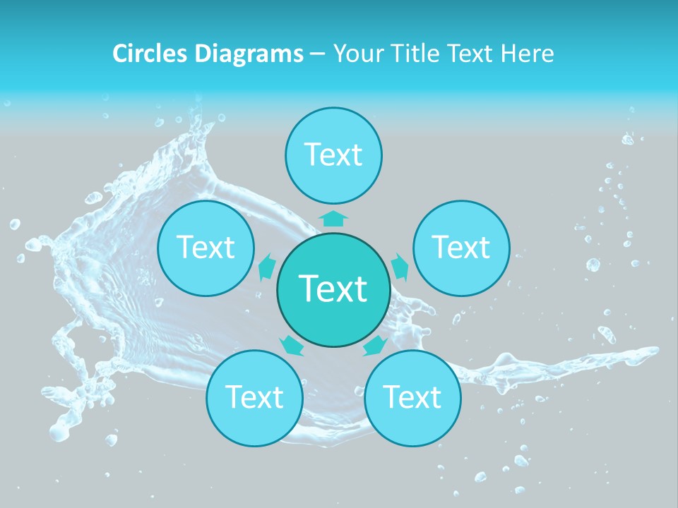 Water Transparent Isolated PowerPoint Template