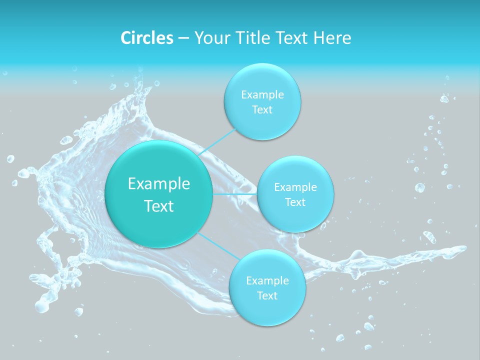 Water Transparent Isolated PowerPoint Template