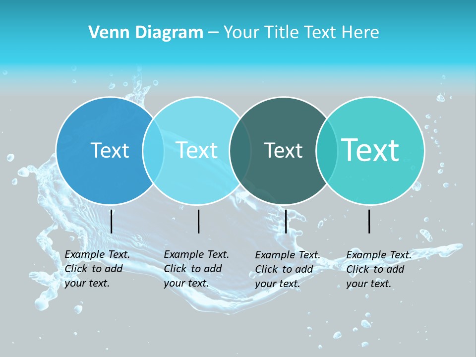 Water Transparent Isolated PowerPoint Template