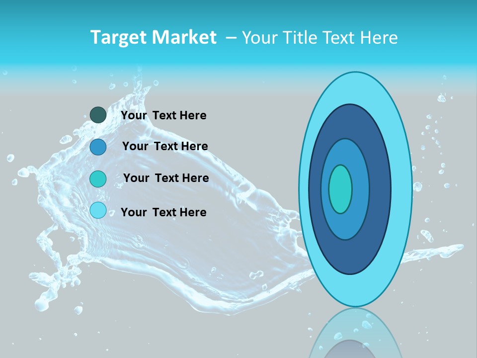 Water Transparent Isolated PowerPoint Template