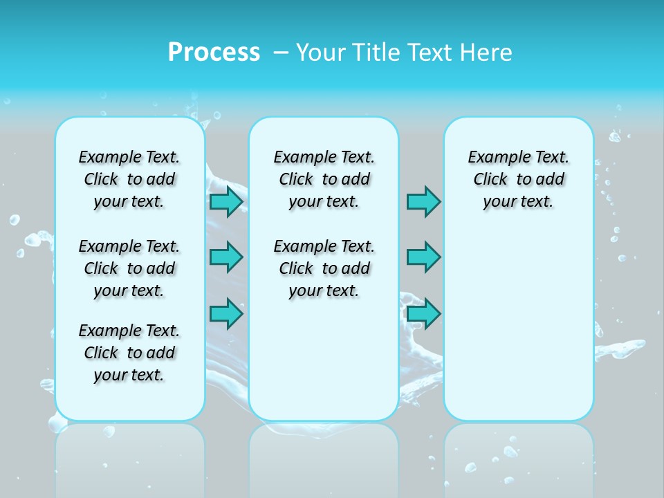 Water Transparent Isolated PowerPoint Template