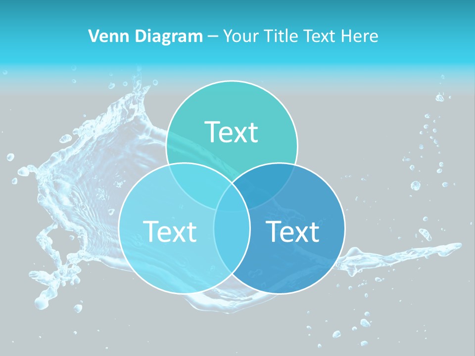 Water Transparent Isolated PowerPoint Template