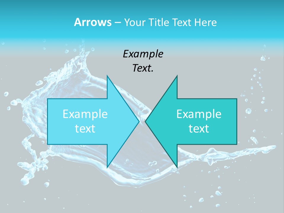 Water Transparent Isolated PowerPoint Template
