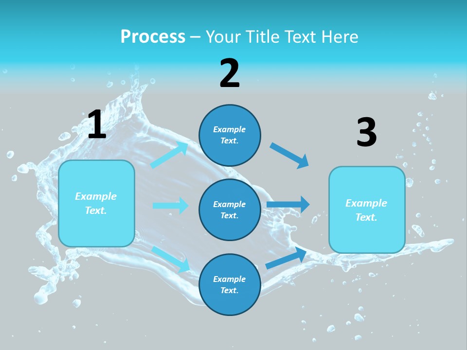 Water Transparent Isolated PowerPoint Template