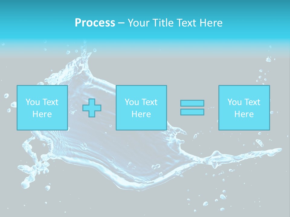 Water Transparent Isolated PowerPoint Template