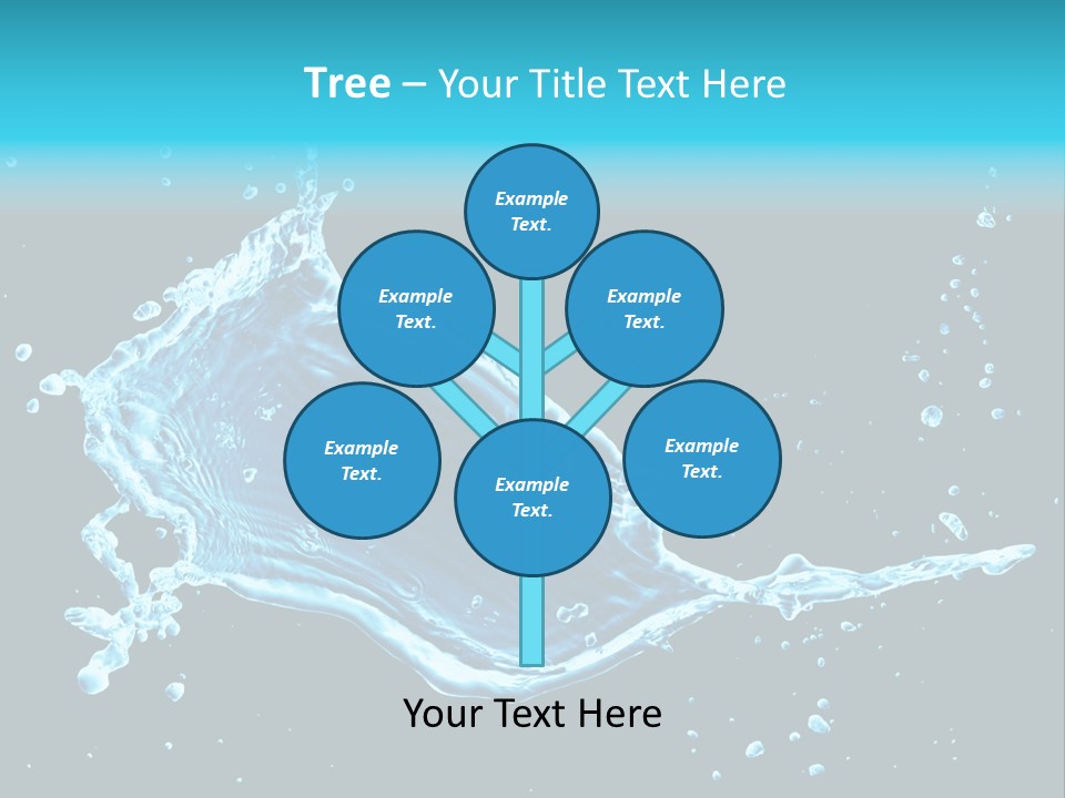 Water Transparent Isolated PowerPoint Template