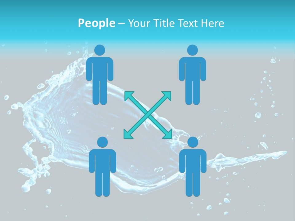 Water Transparent Isolated PowerPoint Template
