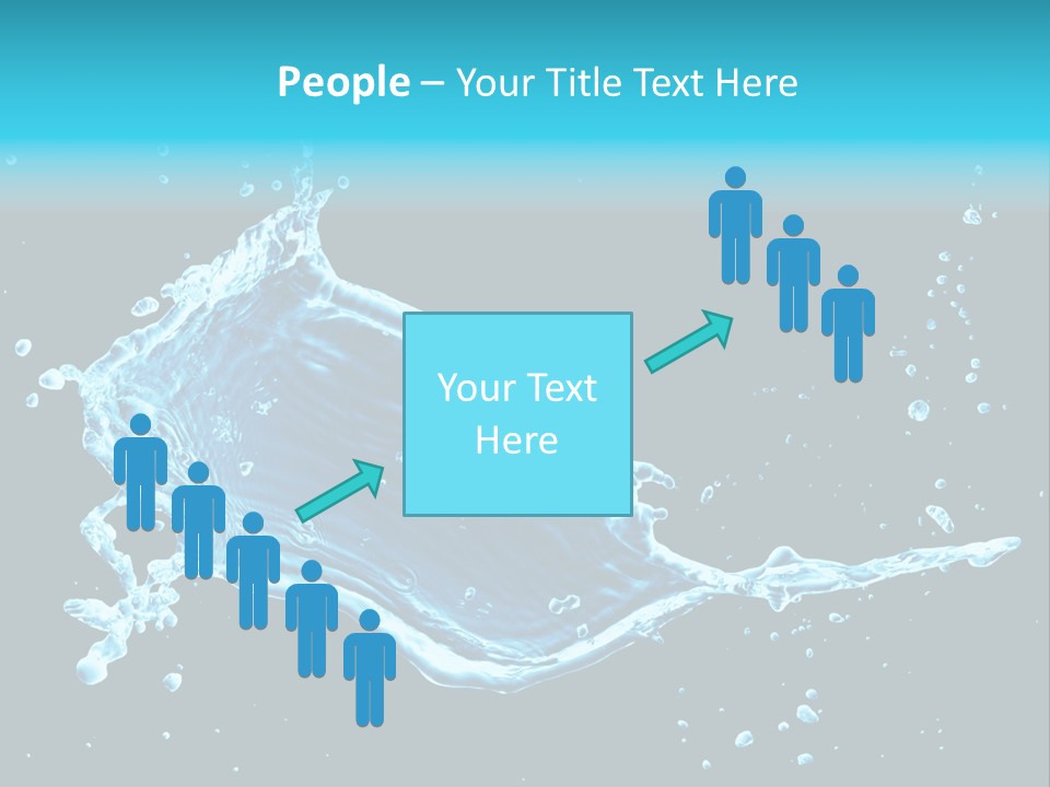 Water Transparent Isolated PowerPoint Template