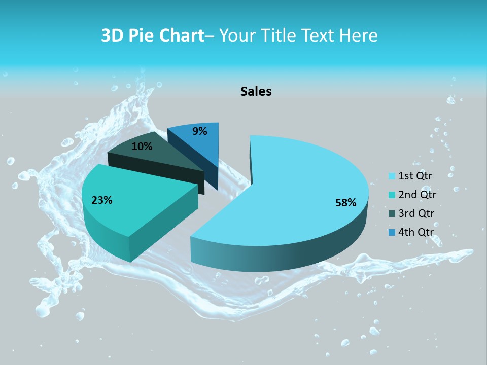 Water Transparent Isolated PowerPoint Template