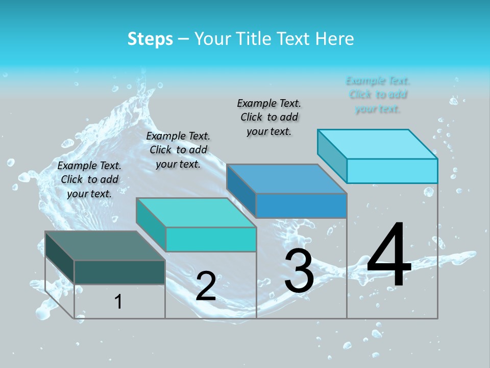Water Transparent Isolated PowerPoint Template