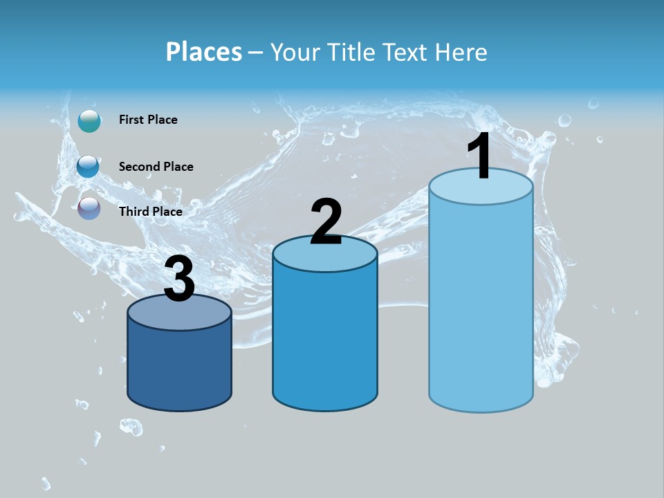Liquid Ripple Image PowerPoint Template