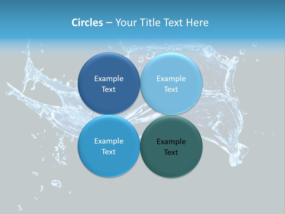 Liquid Ripple Image PowerPoint Template