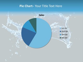 Liquid Ripple Image PowerPoint Template