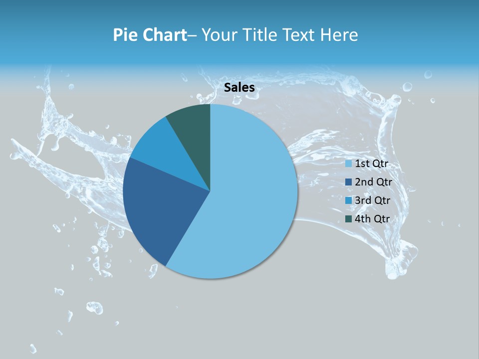 Liquid Ripple Image PowerPoint Template