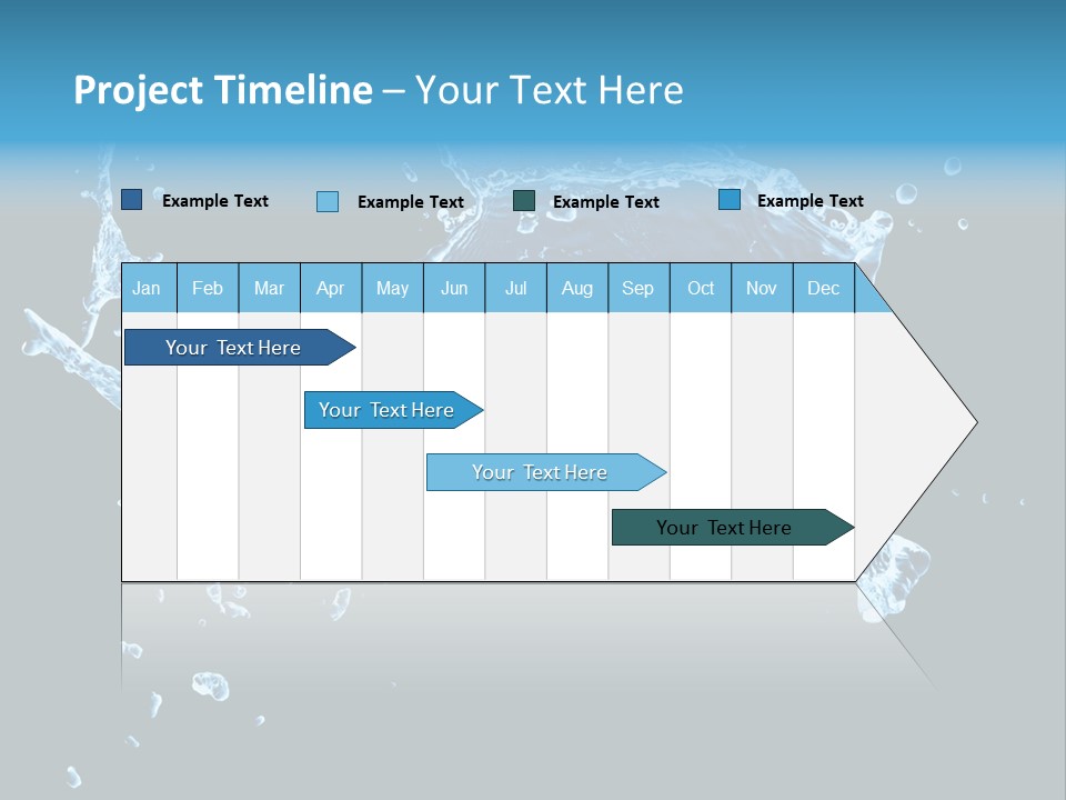 Liquid Ripple Image PowerPoint Template