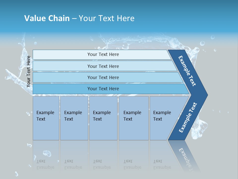 Liquid Ripple Image PowerPoint Template