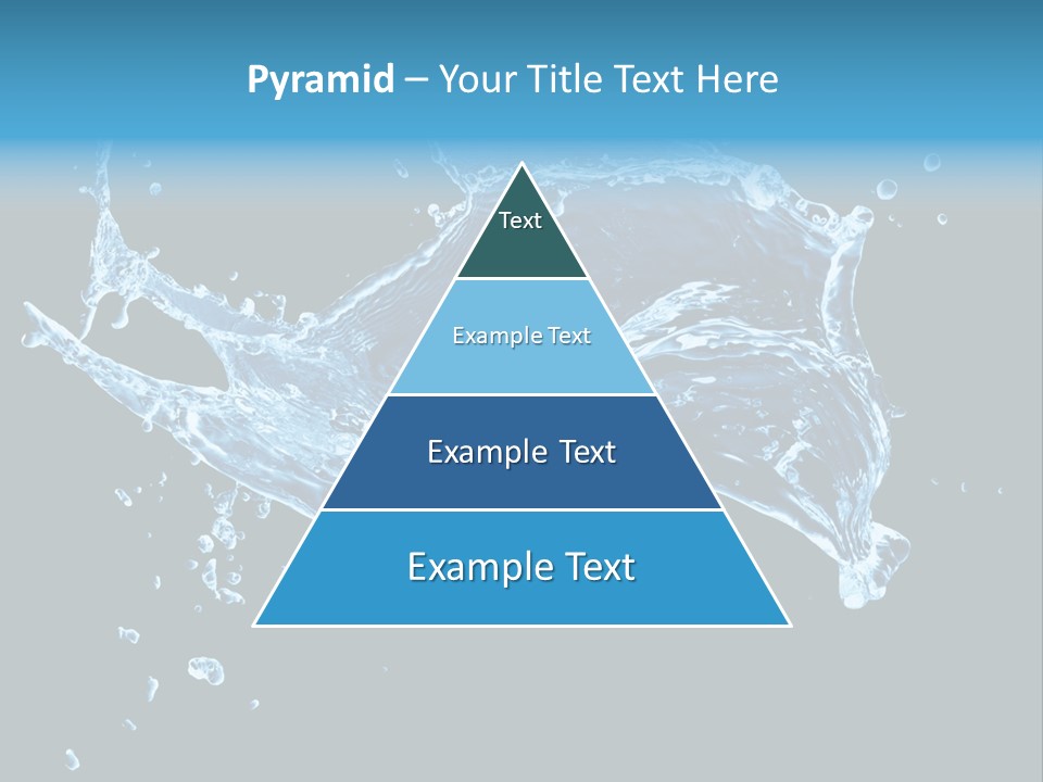 Liquid Ripple Image PowerPoint Template