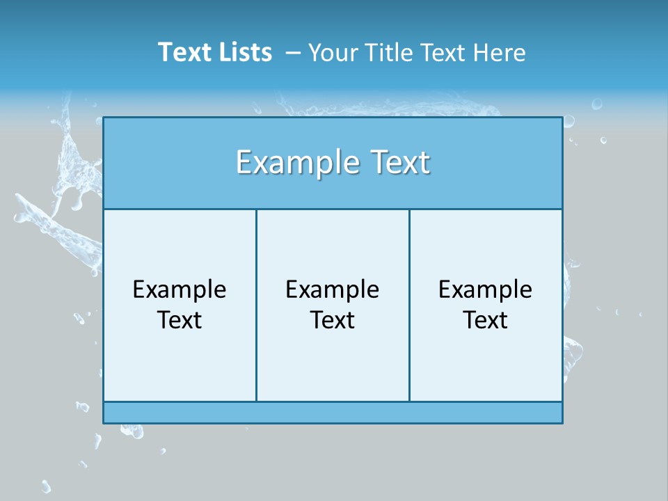 Liquid Ripple Image PowerPoint Template