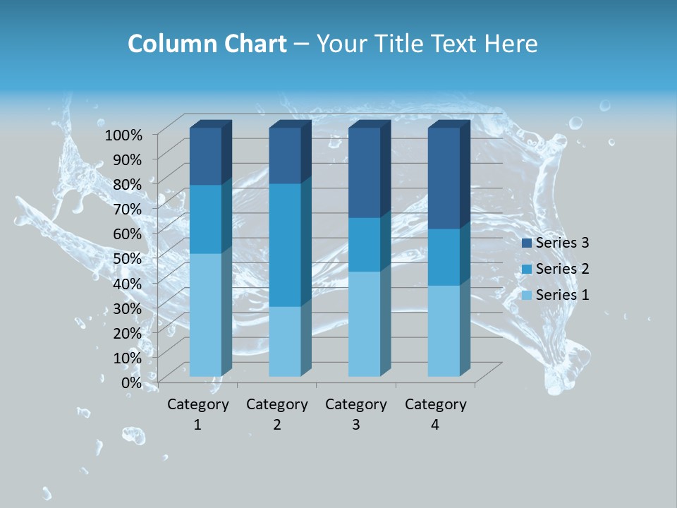Liquid Ripple Image PowerPoint Template