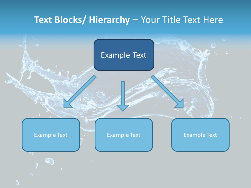 Liquid Ripple Image PowerPoint Template