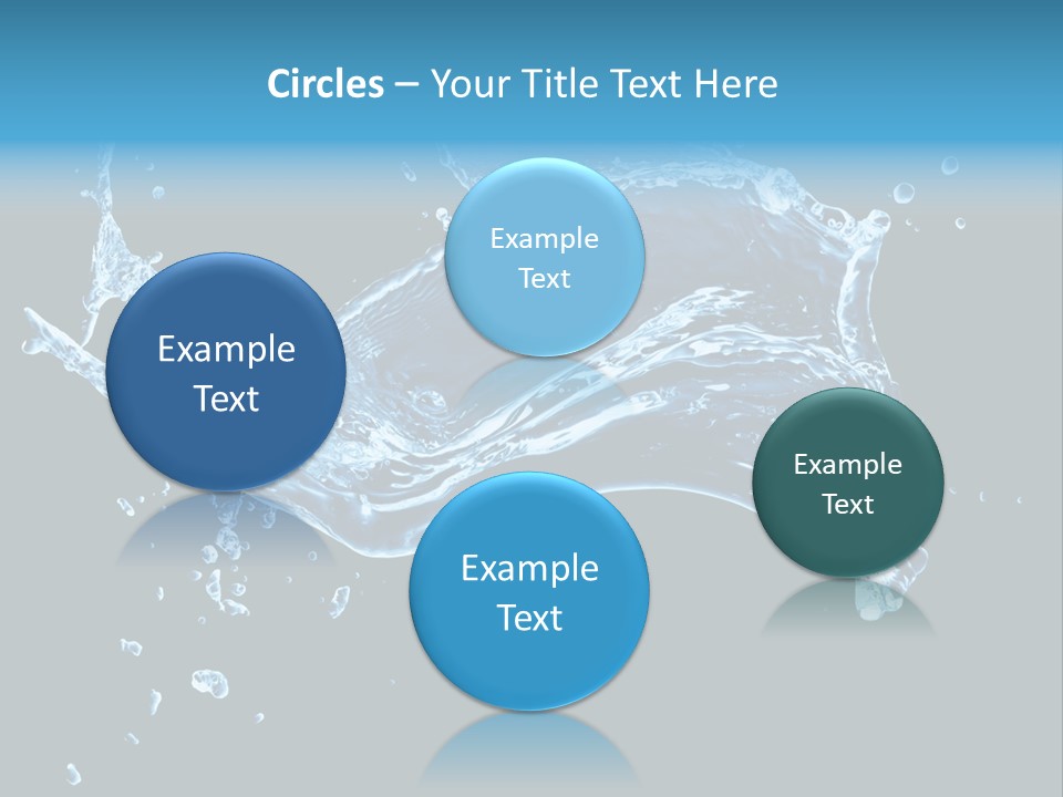 Liquid Ripple Image PowerPoint Template