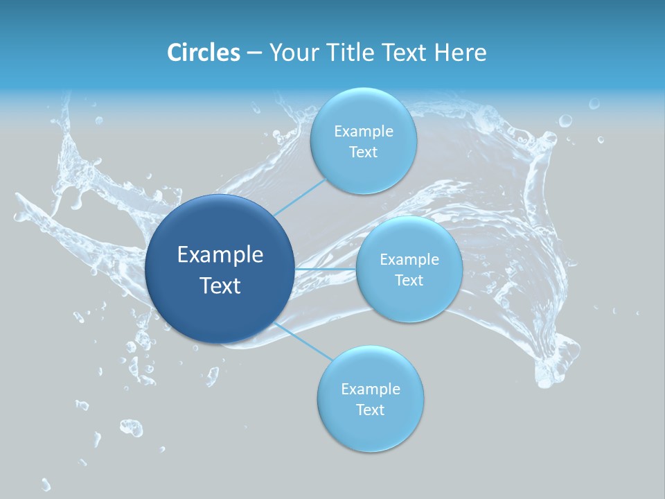 Liquid Ripple Image PowerPoint Template