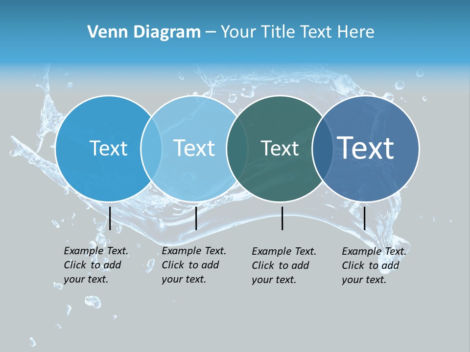 Liquid Ripple Image PowerPoint Template