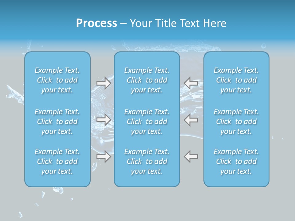 Liquid Ripple Image PowerPoint Template