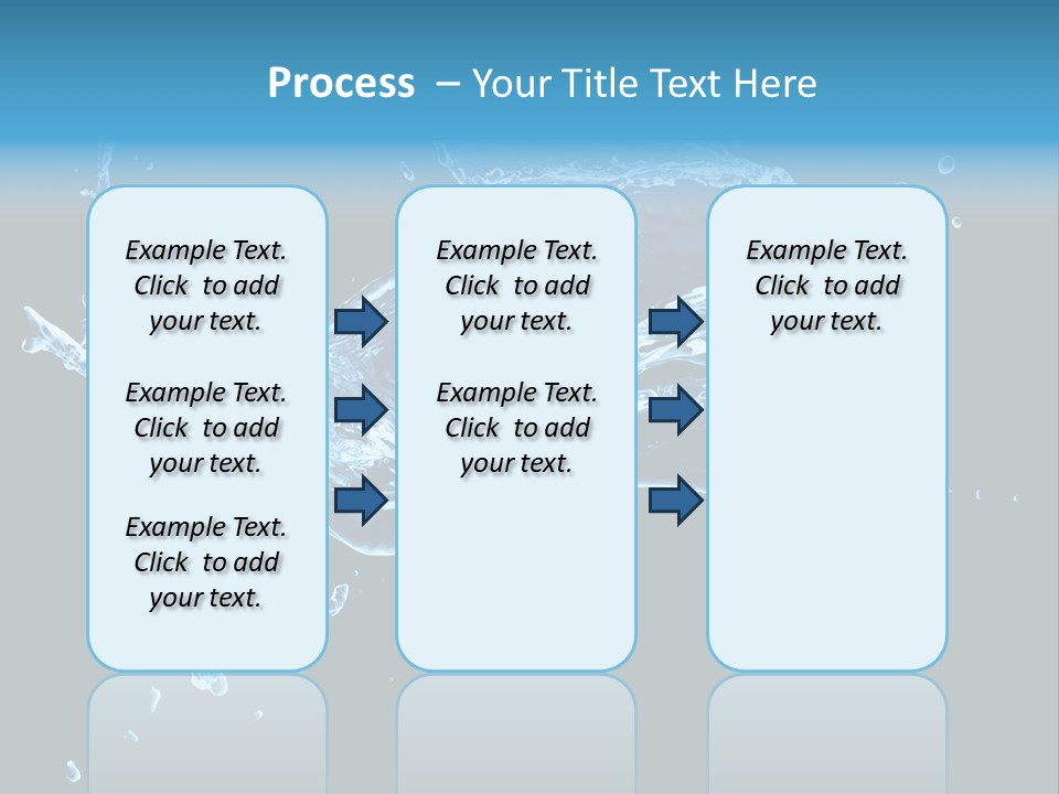 Liquid Ripple Image PowerPoint Template