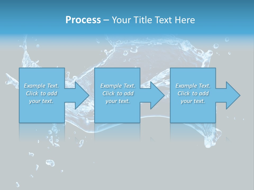Liquid Ripple Image PowerPoint Template
