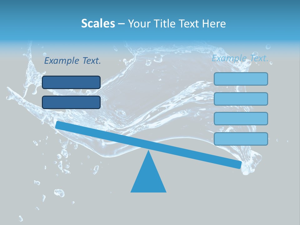 Liquid Ripple Image PowerPoint Template