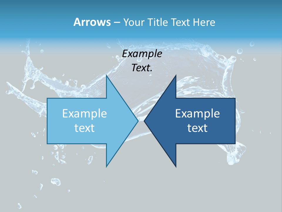 Liquid Ripple Image PowerPoint Template