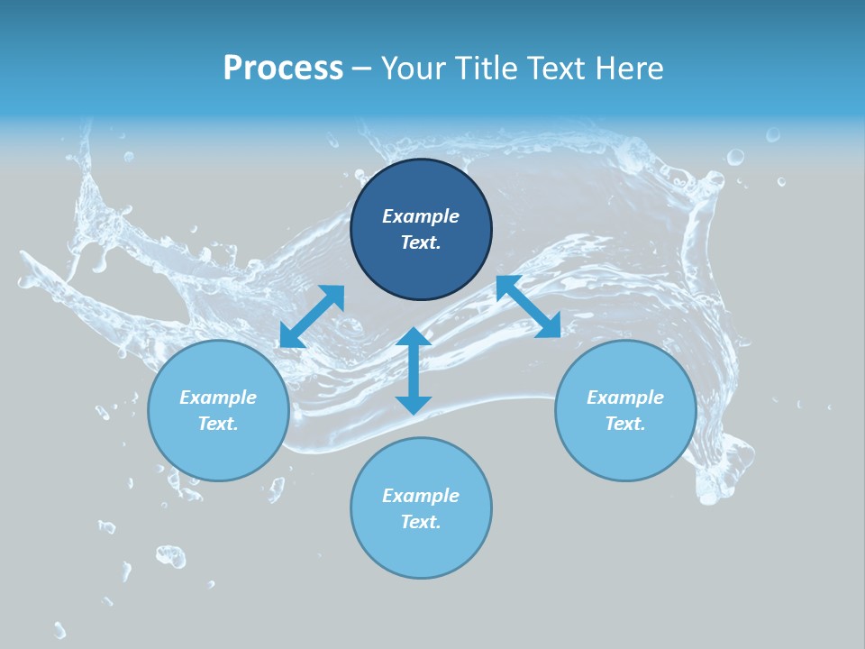Liquid Ripple Image PowerPoint Template