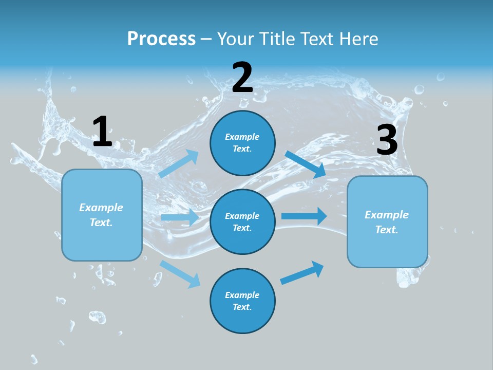 Liquid Ripple Image PowerPoint Template