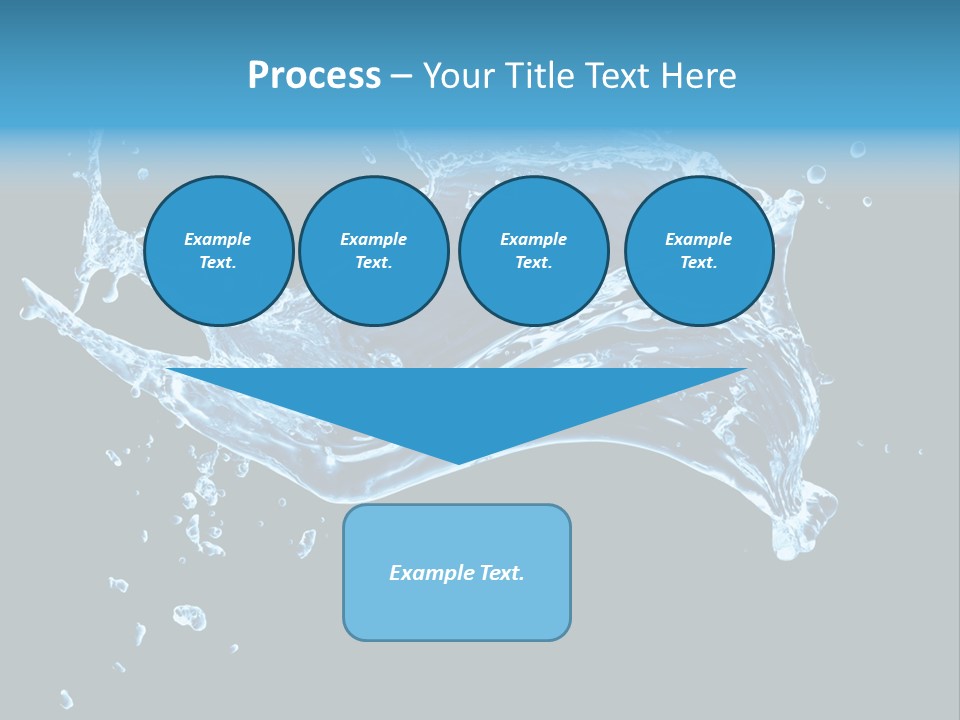 Liquid Ripple Image PowerPoint Template