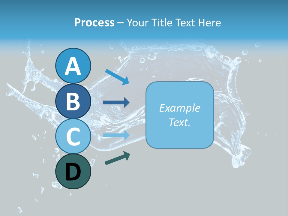 Liquid Ripple Image PowerPoint Template