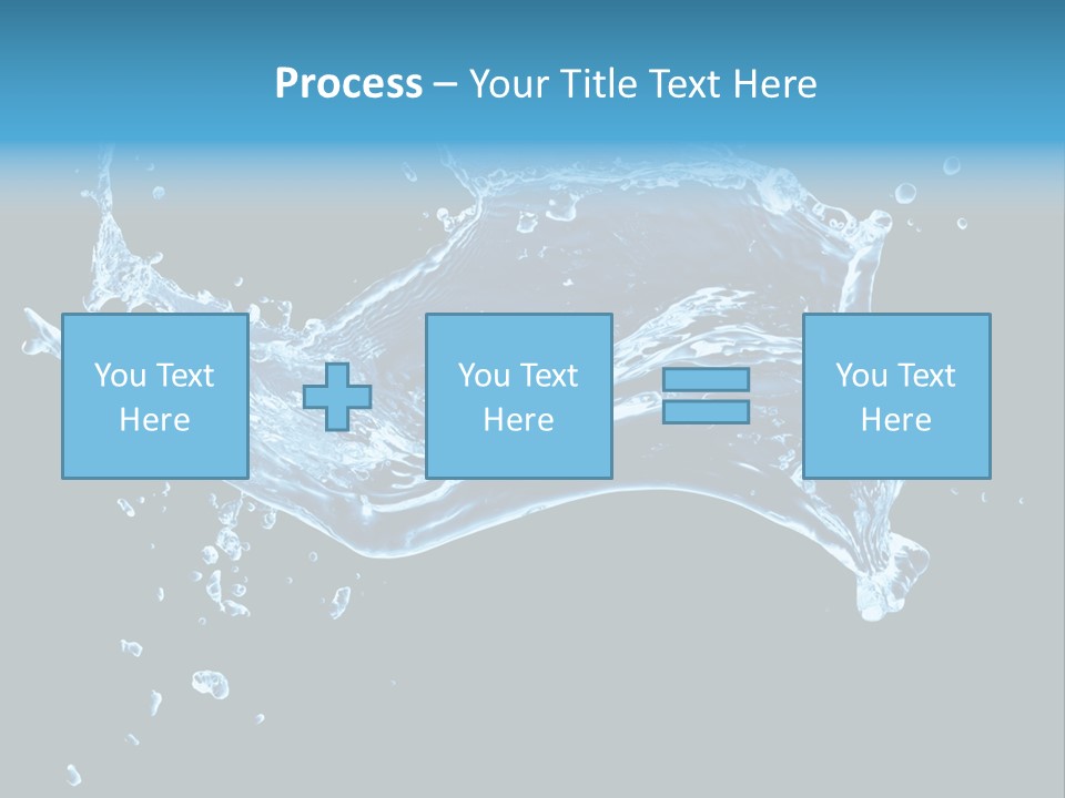 Liquid Ripple Image PowerPoint Template