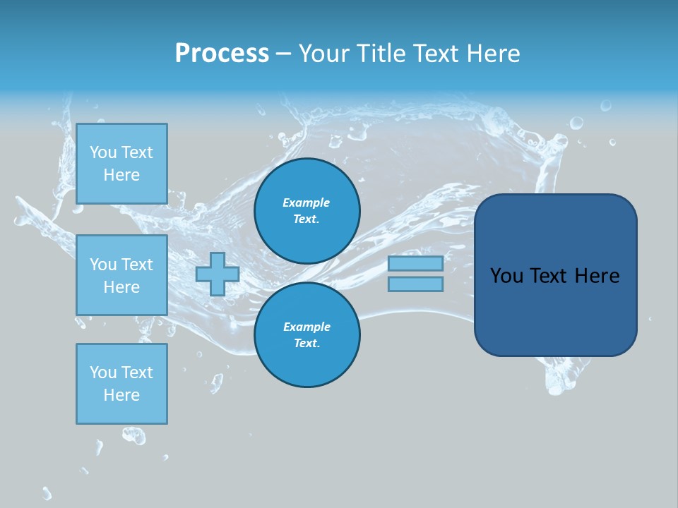 Liquid Ripple Image PowerPoint Template