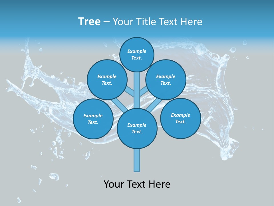 Liquid Ripple Image PowerPoint Template