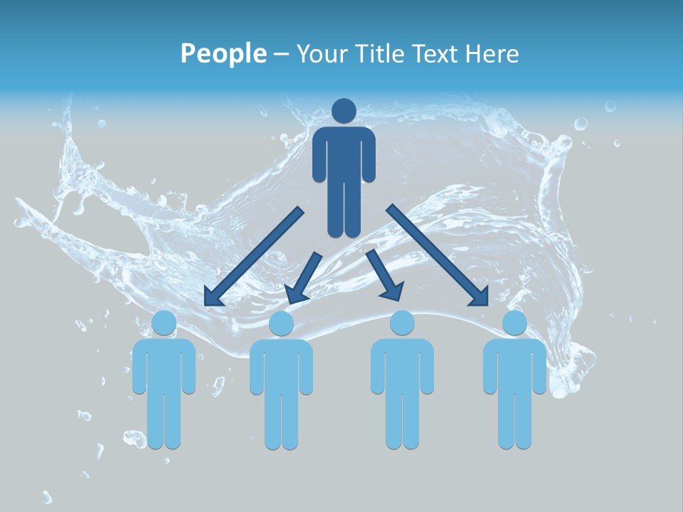 Liquid Ripple Image PowerPoint Template