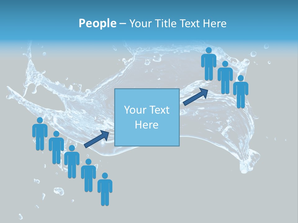 Liquid Ripple Image PowerPoint Template
