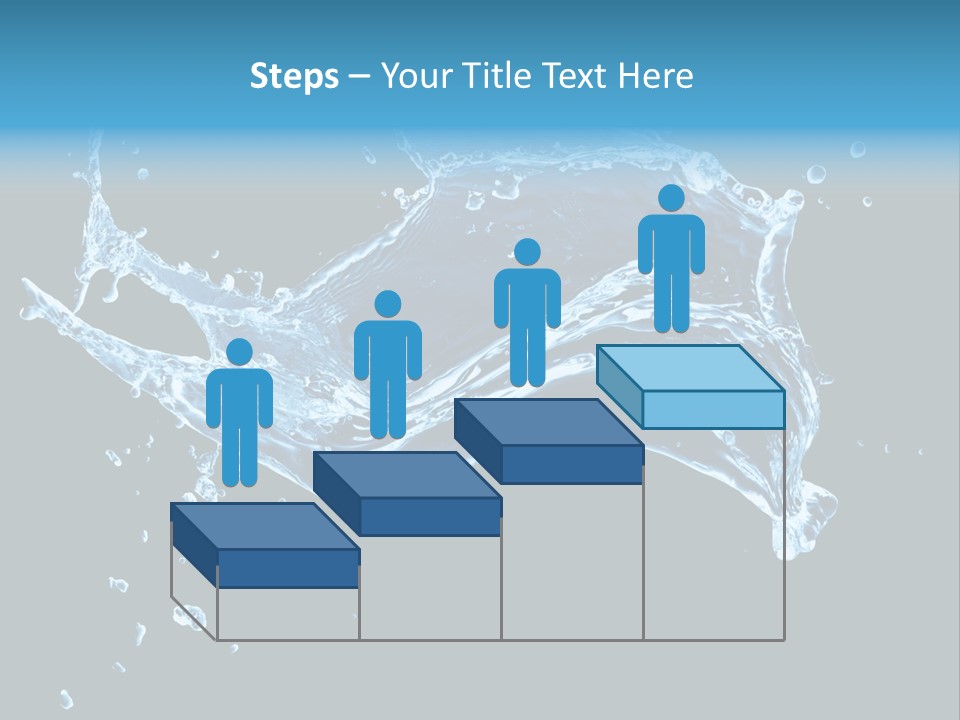 Liquid Ripple Image PowerPoint Template