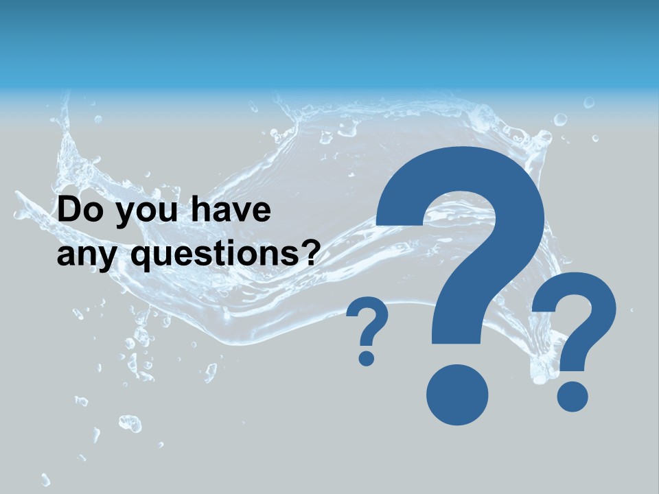 Liquid Ripple Image PowerPoint Template
