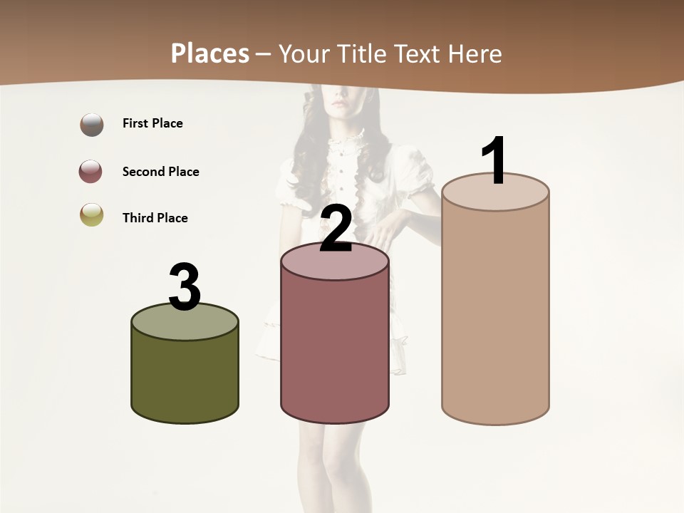 White Portrait Elegance PowerPoint Template