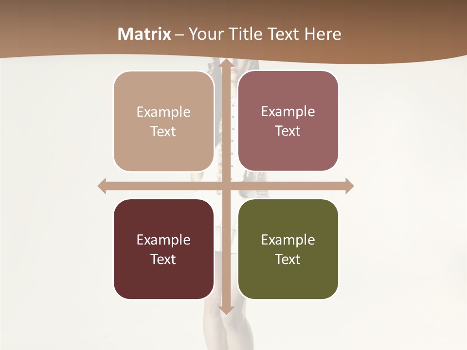 White Portrait Elegance PowerPoint Template