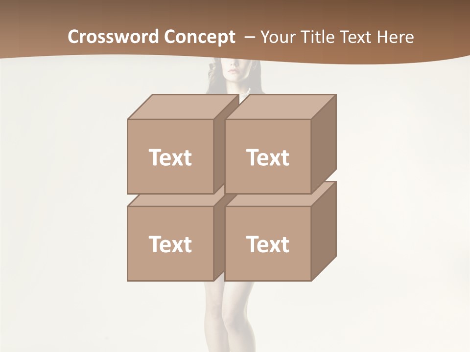 White Portrait Elegance PowerPoint Template