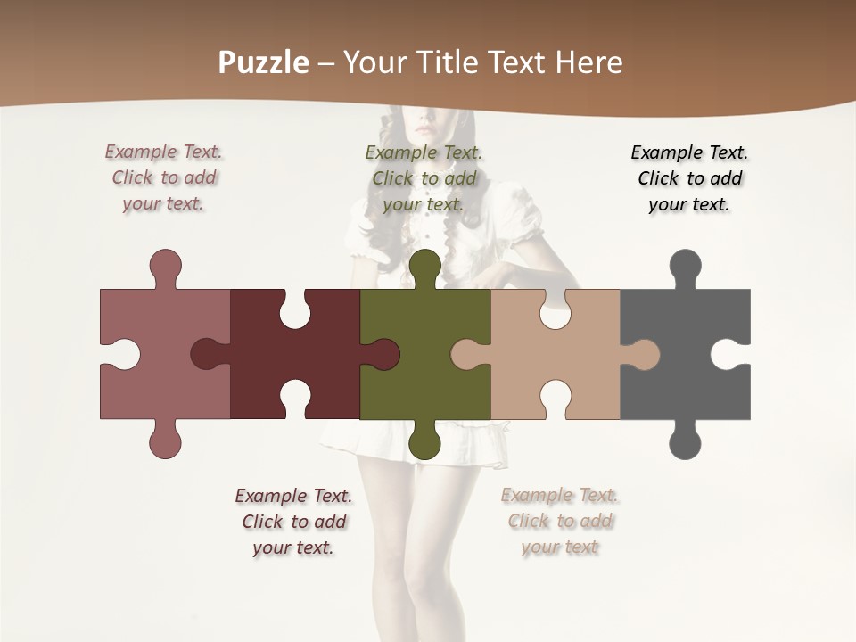 White Portrait Elegance PowerPoint Template