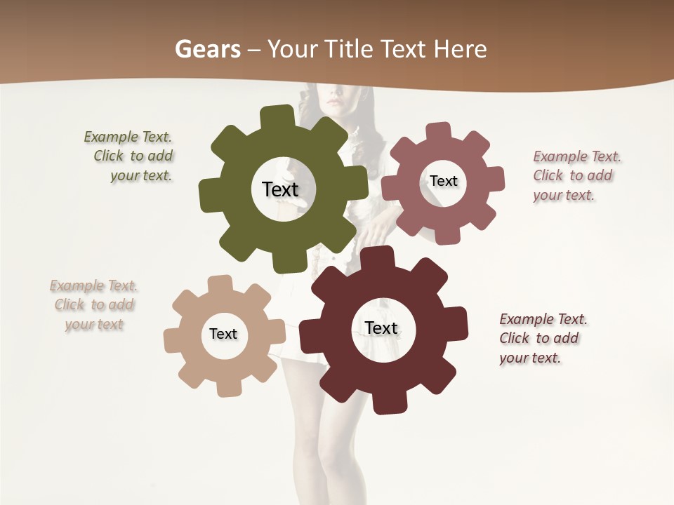 White Portrait Elegance PowerPoint Template